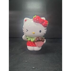 Sanrio‎ Hello Kitty in Strawberry Dress, Blue Sky Clayworks, Hair Bowtie Kitty